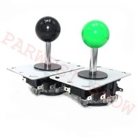 2pcs high quality 4 way8 way arcade sanwa style joystick with microswitchround ball arcade fighting stick parts for mame