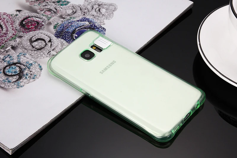 Мягкий ТПУ LED Flash Up Чехол напоминание входящий вызов чехол Smaung Galaxy A3 A5 A7 2017 J3 J5 J7 2016