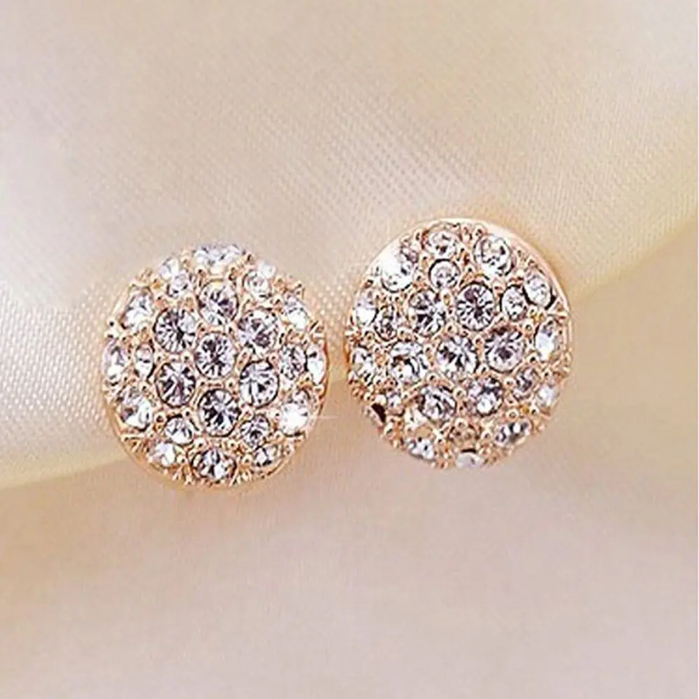 

OPPOHERE Fashion Earrings Jewelry Silver Plated Crystal Rhinestone Earring Charms Art Earings Wedding Party Women Best Jewelry