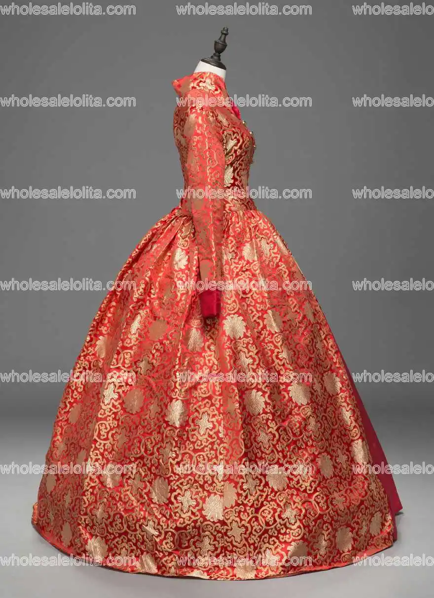 Готическое жаккардовое платье королевы елиехы и Тюдора Игра престолов бальное