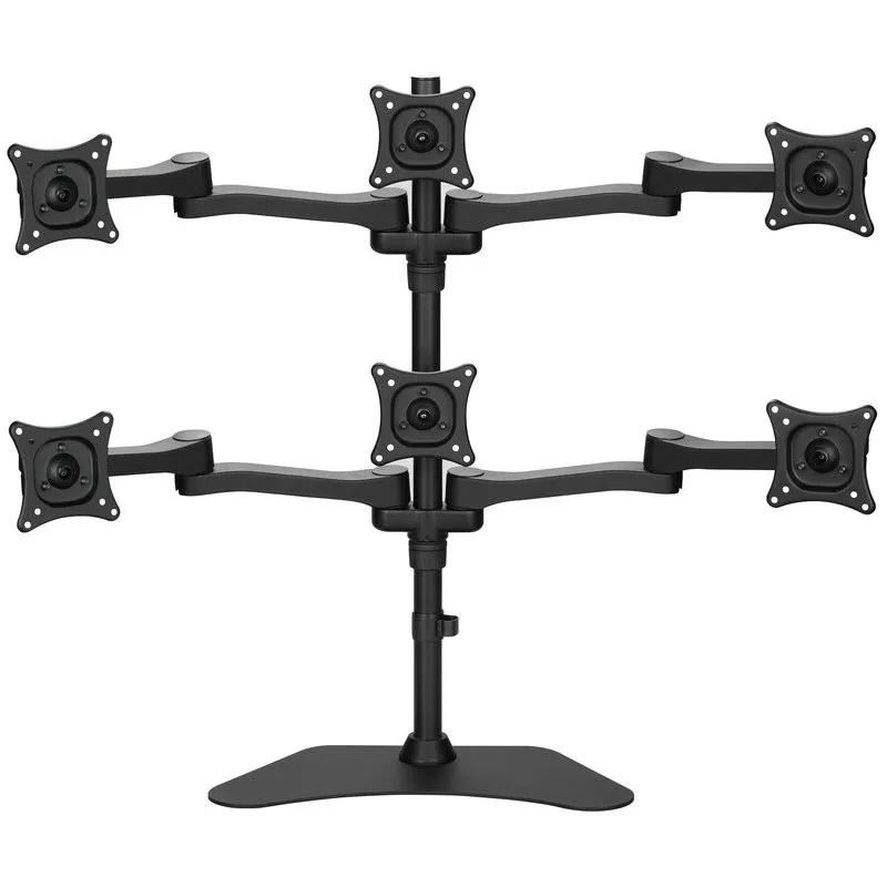 Aluminum Alloy 13-24&quot 6 Screen LCD TV Mount Monitor Holder Table Stand Ball Joint Rotating Bracket ML1006 | Электроника
