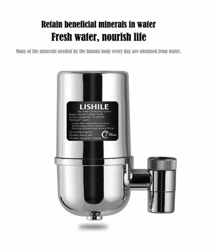 Очиститель для водопроводной воды кухонный смеситель моющийся керамический