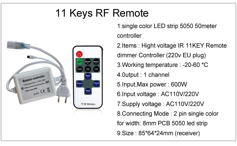 WorldSky 220V 110V Светодиодные ленты 5050 50 м 100 м IP67 Водонепроницаемый RGB RGBW двойной Цвет веревки для наружного освещения с РФ пульт дистанционного управления