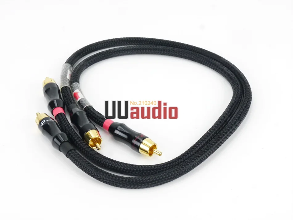 RCA кабель Hi Fi разъем типа папа Для Budweiser 4N OFC аудиокабель/0 5 м черный|hifi rca cable|rca