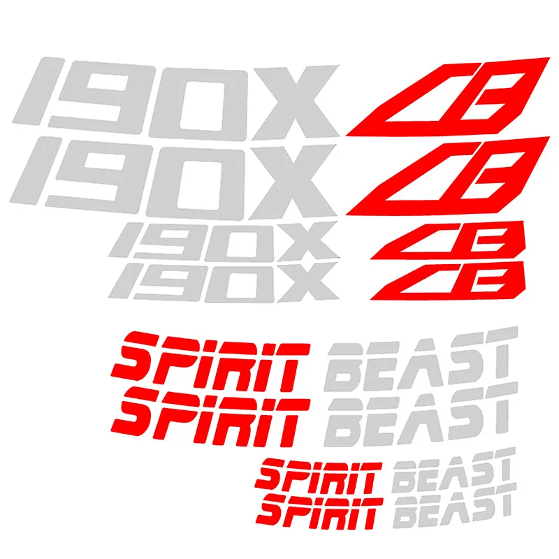 

Spirit Beast motorcycle sticker reflective moto accessories motocross for CB190 series