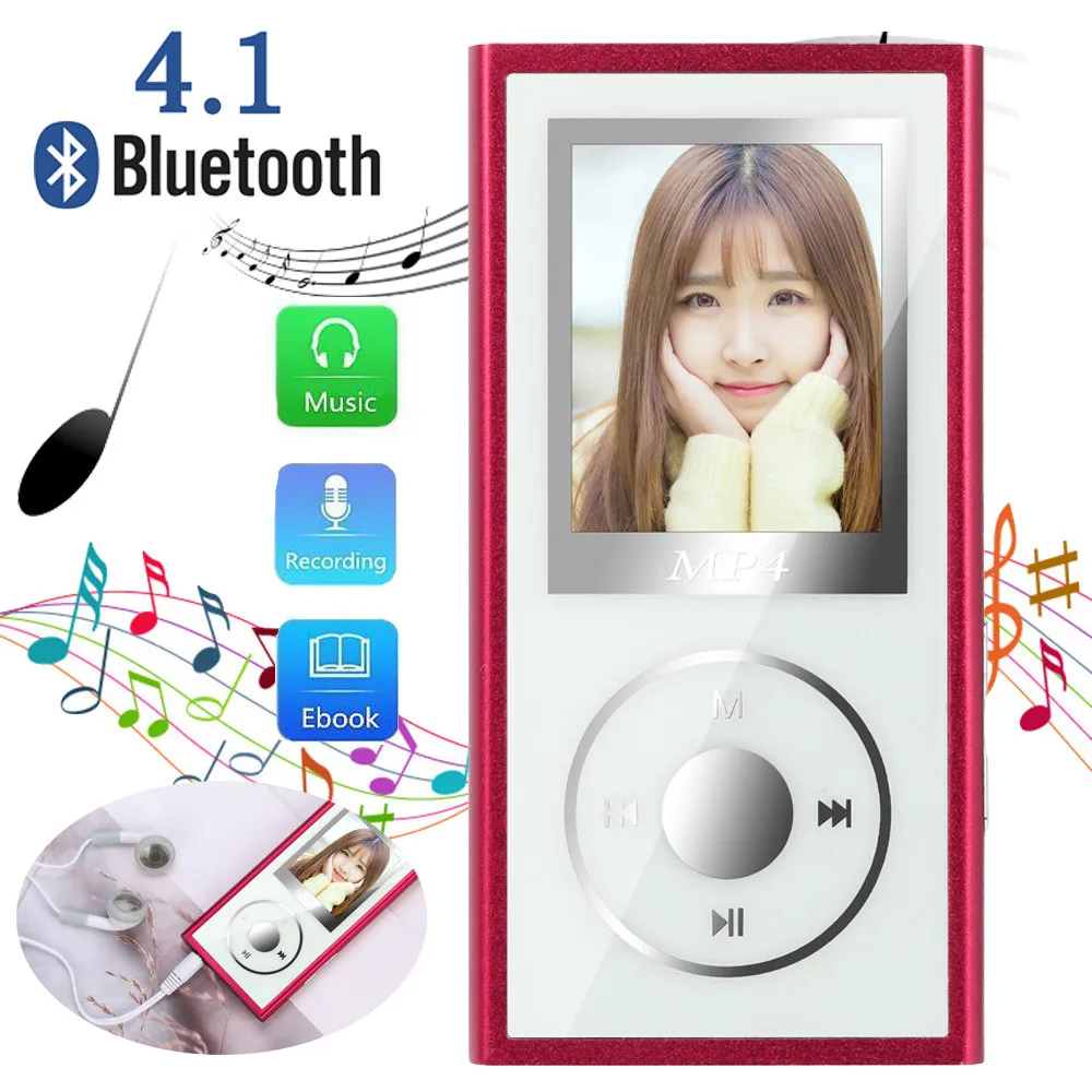Bluetooth 4 1 Гб MP4 Flac музыкальные видео плеер TXT электронная книга FM радио MP Media Player с