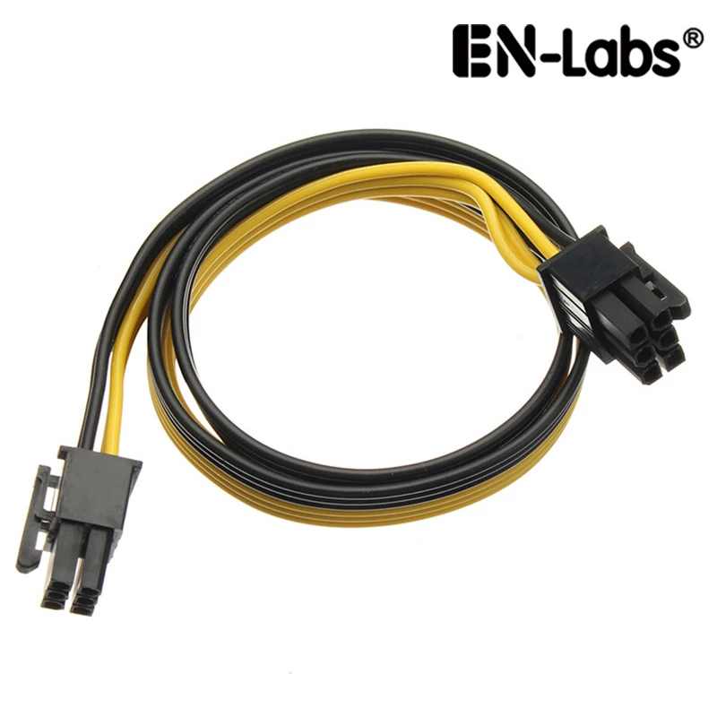 Кабель питания En Labs PCIe 6pin Male PCI E для графического процессора блок сетевой адаптер