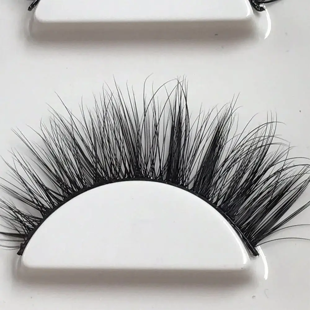 3 накладные ресницы норки 3D натуральный Крест Накладные ручной работы