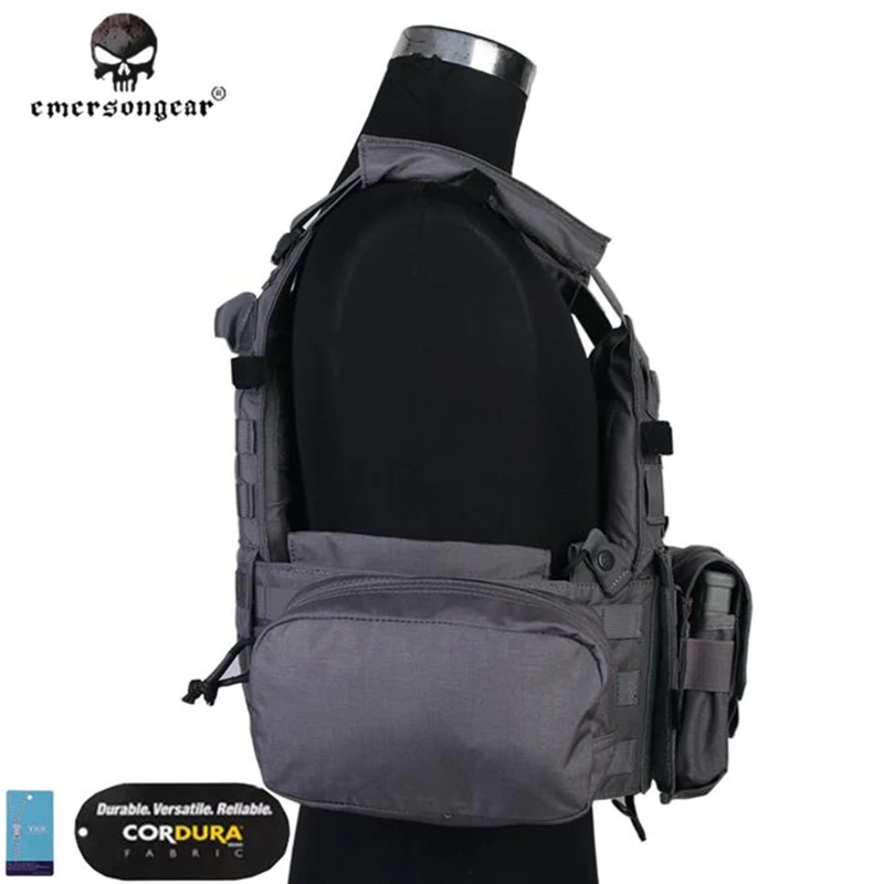 Emersongear LBT6094A стиль жилет Перевозчик тела Броня с 3 мешками страйкбол Пейнтбол военная армейская боевая техника WG волк серый
