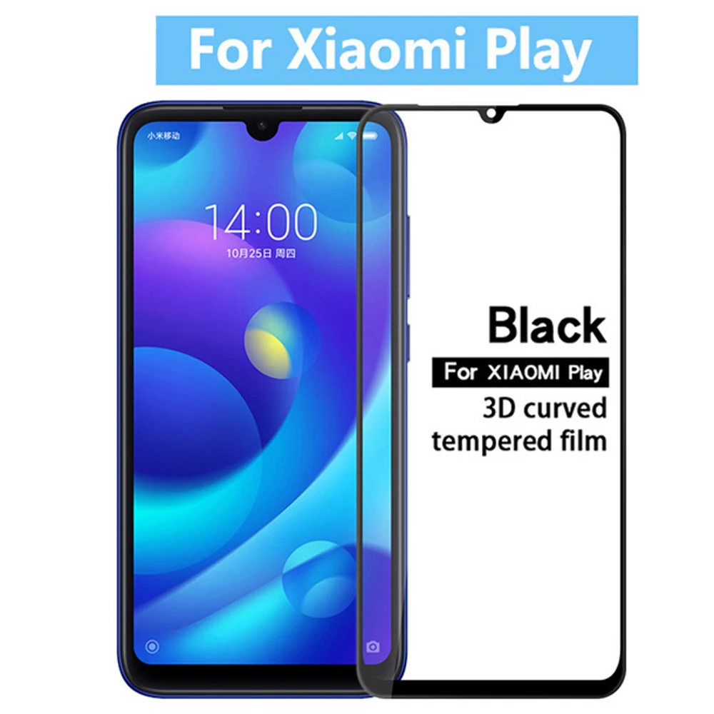 

Защитное стекло для xiaomi mi play a1, a2 lite, pocophone f1, закаленное, 9h