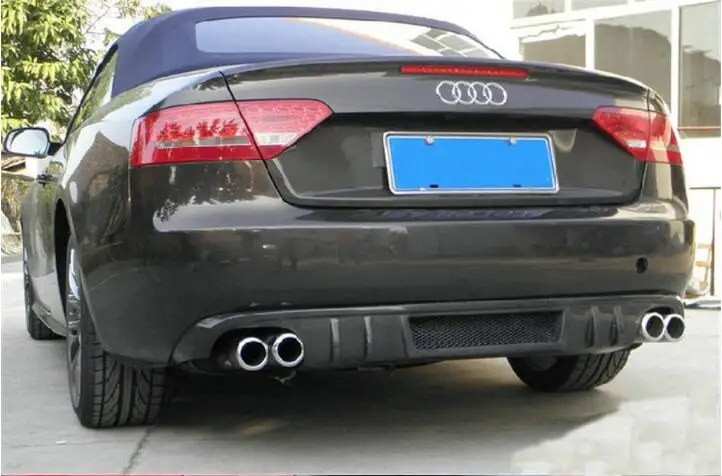 Углеродное волокно задний бампер спойлер Диффузор Крышка для AUDI A5 S5 2 двери/4