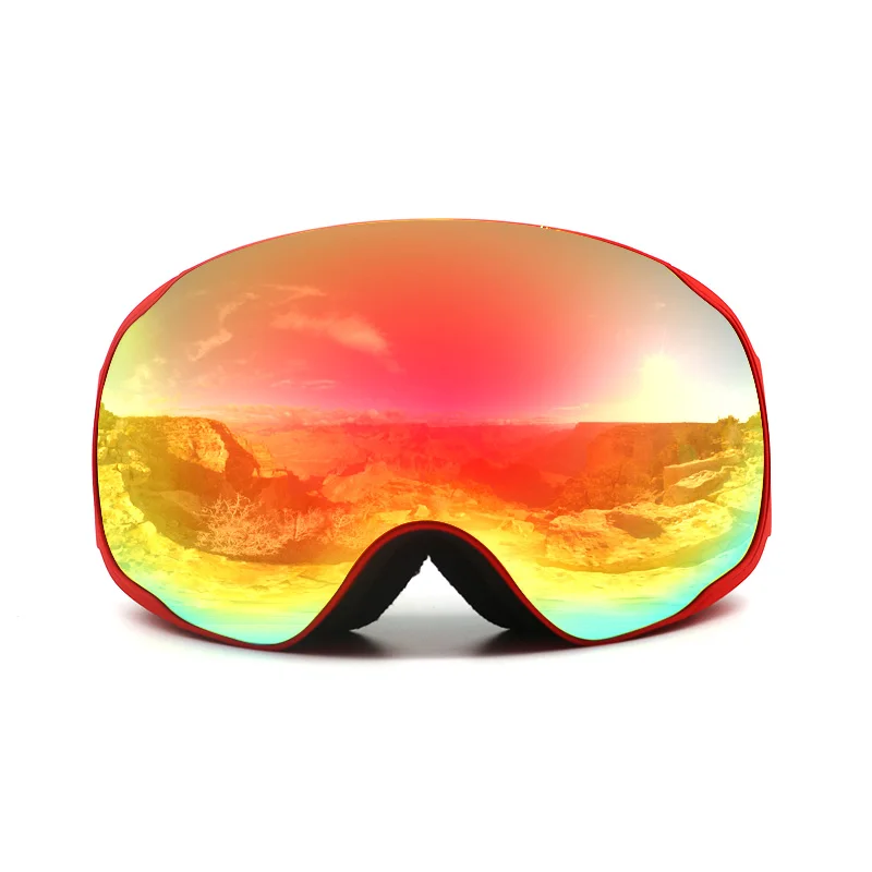 Professional snowboards ski goggles snow glasses snowboard anti fog UV400 big view winter for adult men women | Спорт и развлечения