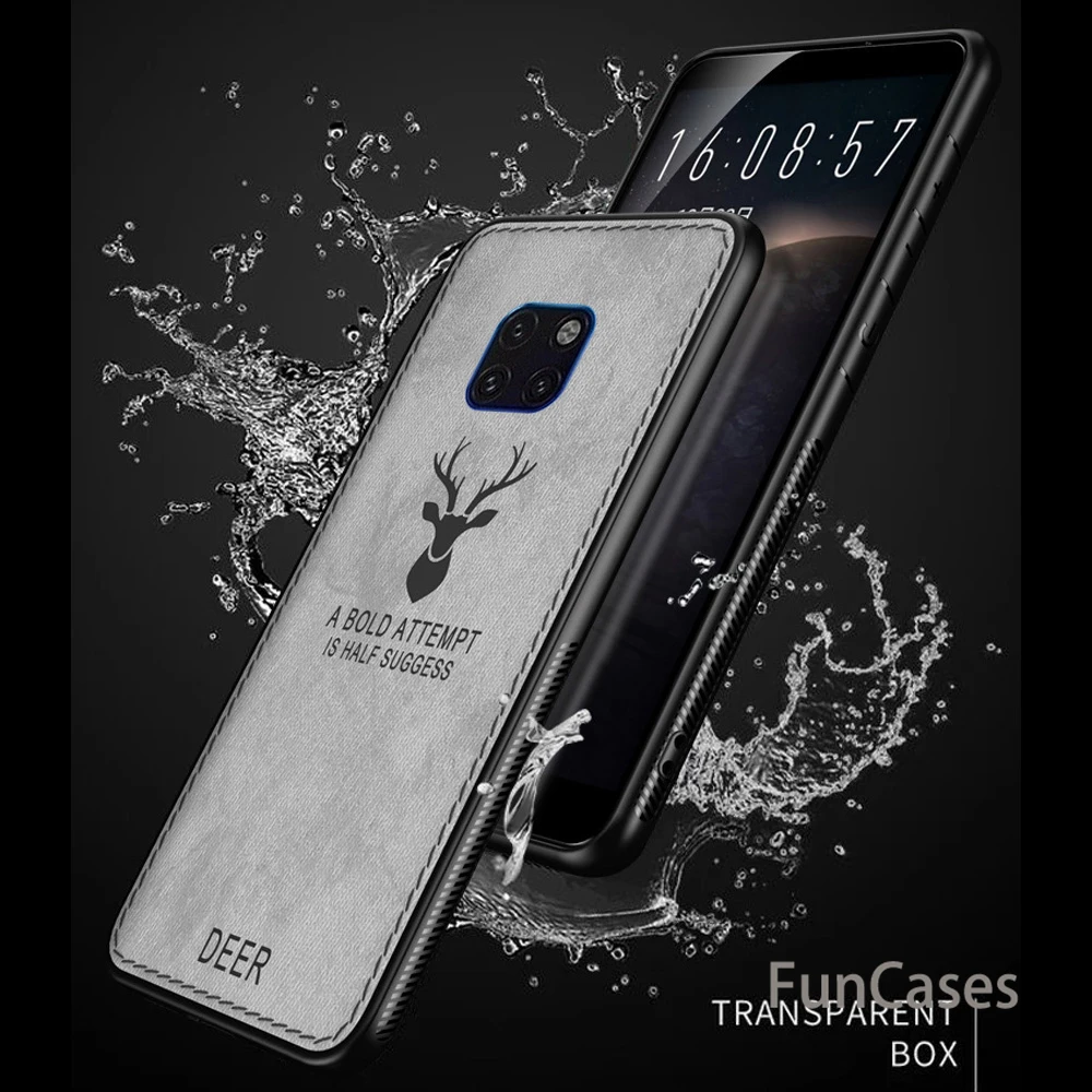 Для huawei mate 20 Pro Чехол одежда в стиле ретро кожа олень шаблон задняя крышка для 10 9
