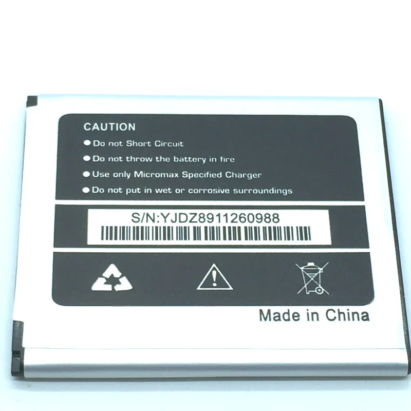 Аккумулятор на 2000 мА · ч Для Micromax A114 A92 A106 A115 A116 A117 A210 S9101 Q340 Q338 s9111 мобильный