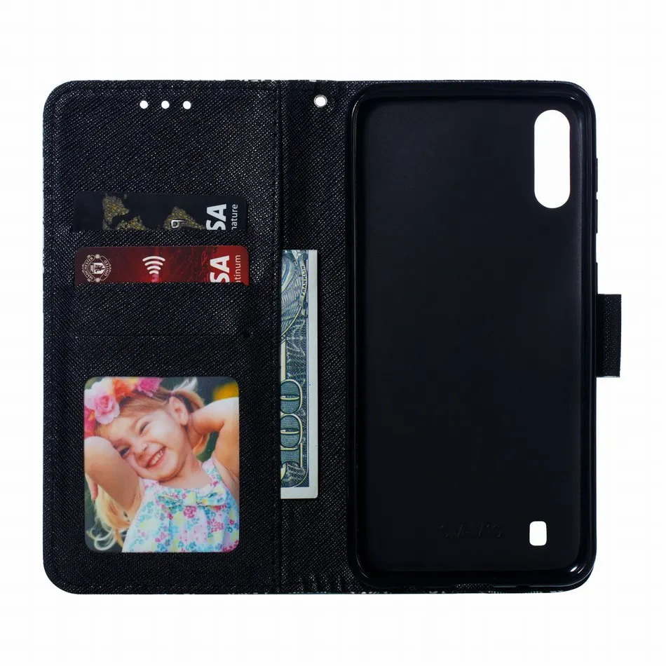 Роскошный книжные шкафы для samsung Galaxy A10 M10 M20 S10E S10 плюс S9 Note 9 A6 A6S A8 A8S A9 j6 Prime j4 Core j2 Pro E02Z