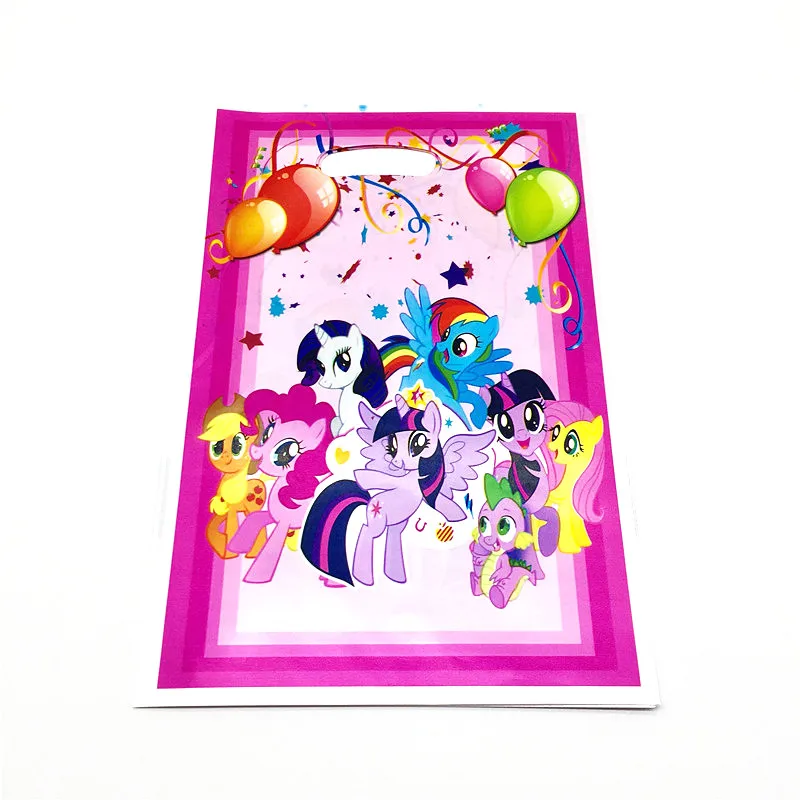 151 шт Вечерние принадлежности my little pony тема одноразовая посуда набор для детей