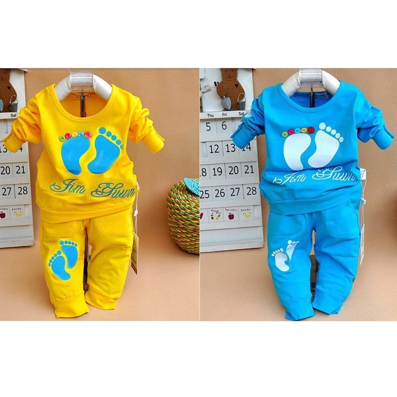 Горячая Распродажа Новая детская одежда с рисунком комплект для мальчиков