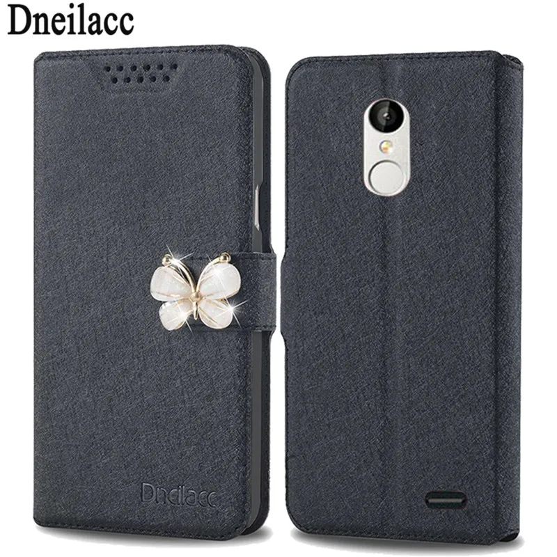 Dneilacc для Leagoo M5 плюс роскошный модный чехол с бабочкой откидной кожаный футляр
