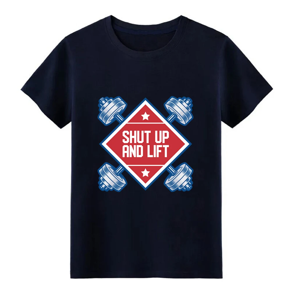 Мужская футболка для тренировок в тренажерном зале shut up and lift свободная из 100%