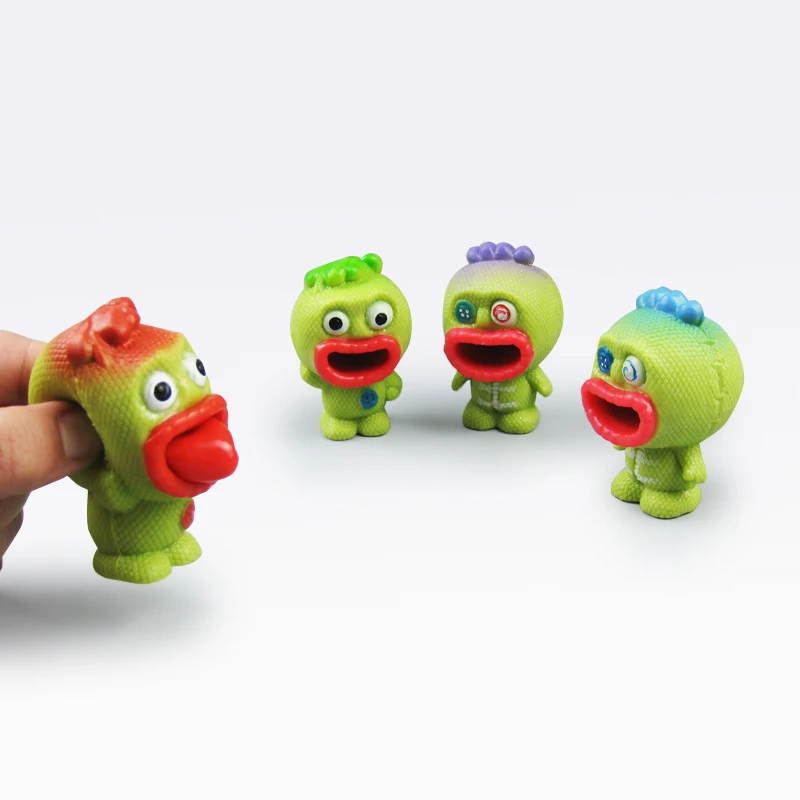 Выплюнуть язык вуду кукла креативная Новинка quack декомпрессия Экструзионная