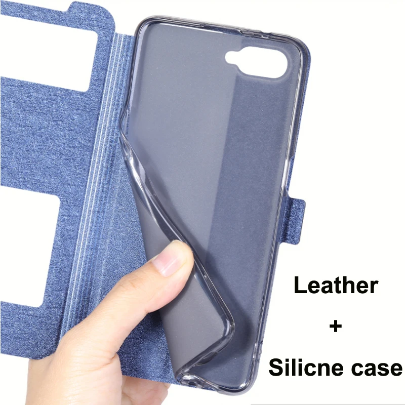 Кожаный чехол с открытым окном для OPPO RX17 Neo телефона s 6 4 &quot RX 17 RX17Neo откидной Чехол