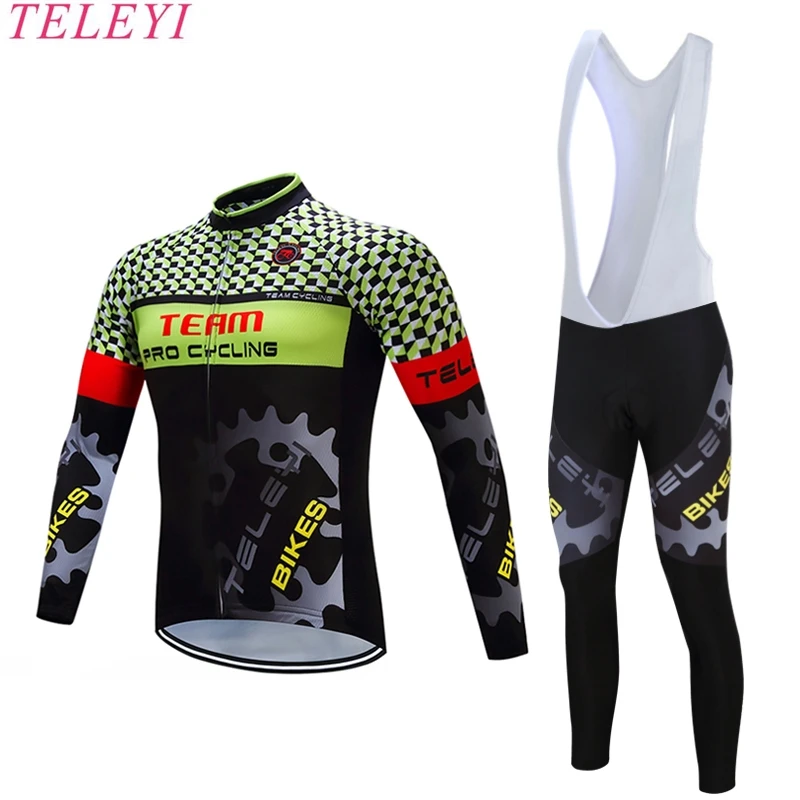 2016 Pro Team Велоспорт Ropa Ciclismo быстрый сухой Длинные рукава дышащая Джерси Одежда MTB