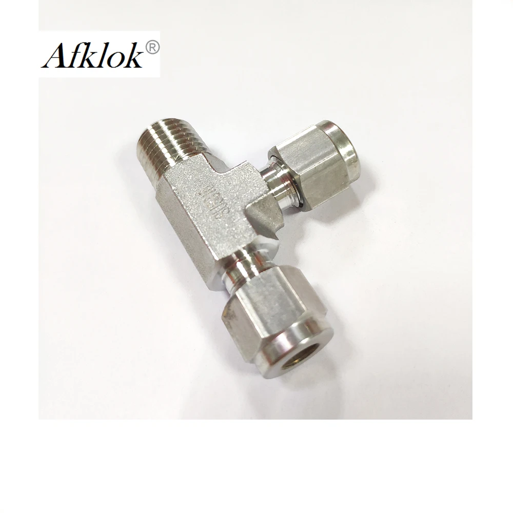 3 ходовой NPT 12 мм 14 15 Соединительный тройник из нержавеющей стали 316|tube fitting|stainless