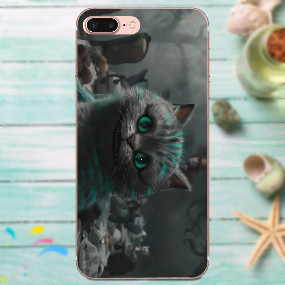 TPU Print Case Purple Pink Alice Cheshire Cat For LG G4 G5 G6 K4 K7 K8 K10 2017 V10 V20 V30 Stylus Nexus 5 5X G2 G3 mini spirit | Мобильные