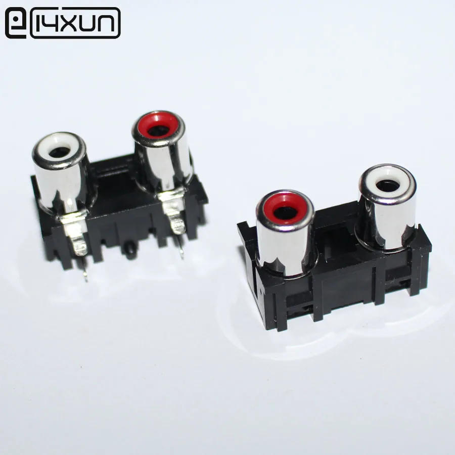 50 шт. Новый 2 pin RCA разъем Аудио Видео AV концентрический разъем|connector 2|connector socketconnector