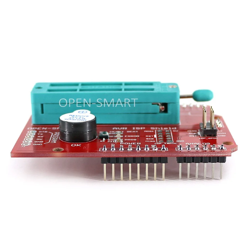 AVR ISP щит горящий загрузчик программист Atmega328P модуль загрузчика с зуммером и светодиодный индикатор для Arduino UNO R3
