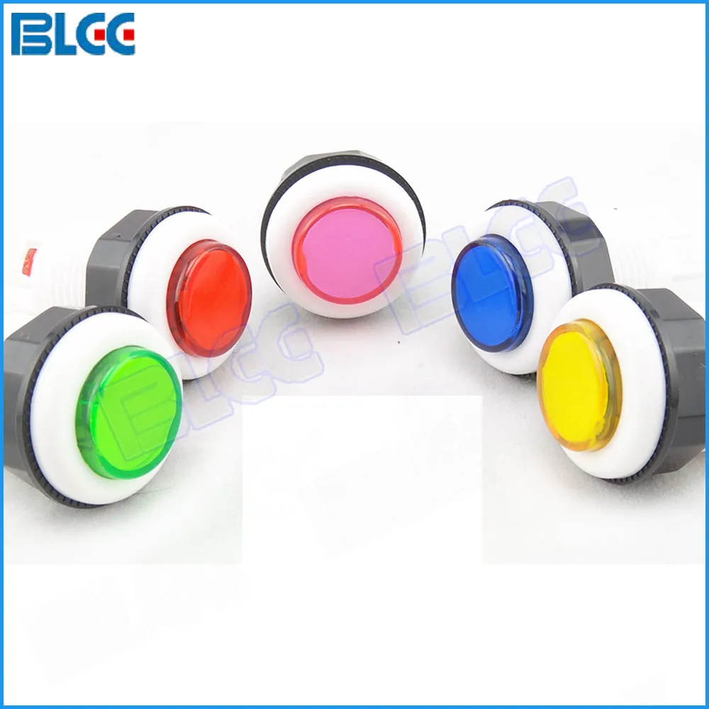 10 pcs 32 mm Full Color Arcade Button with Micro Switch for Replacement Jamma Game Parts | Спорт и развлечения