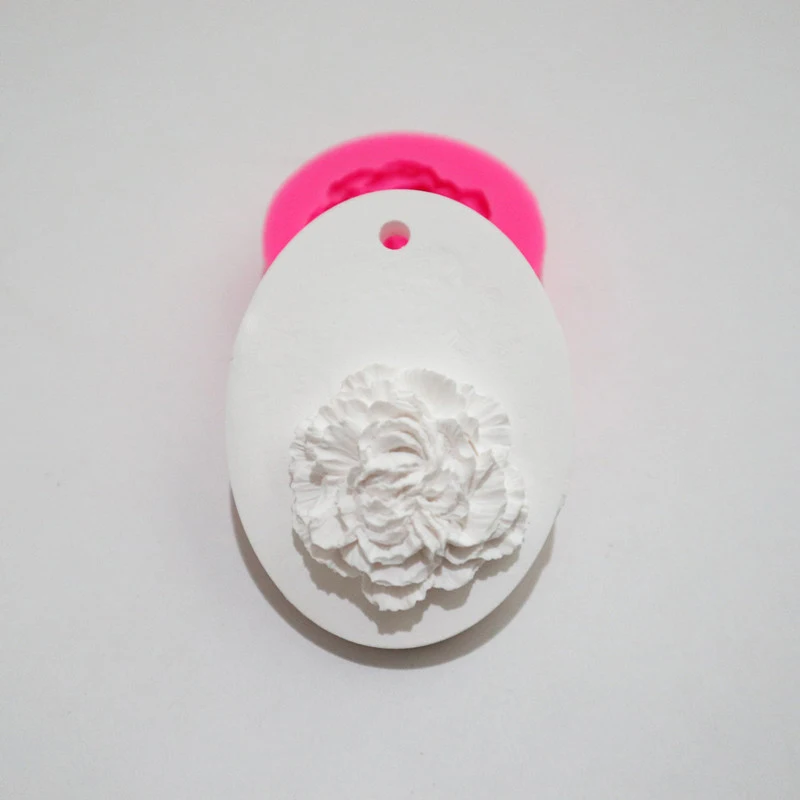 Силиконовые формы ручной работы в виде пиона цветов мыла 3D тиснение искусство