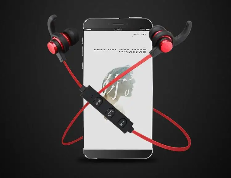 Bluetooth стерео наушники Магнитная Водонепроницаемый музыку гарнитура с микрофоном