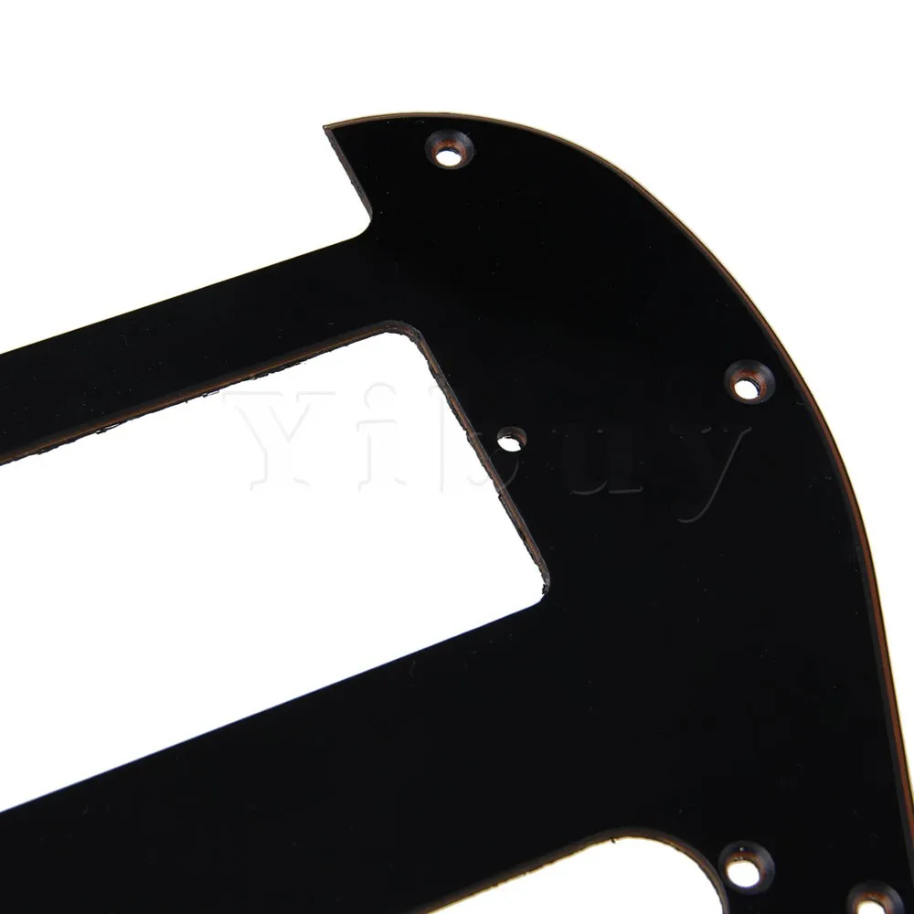 

Yibuy 3ply 11 Hole ABS HSS Layout Electric Guitar Pickguard Scratchplate Black