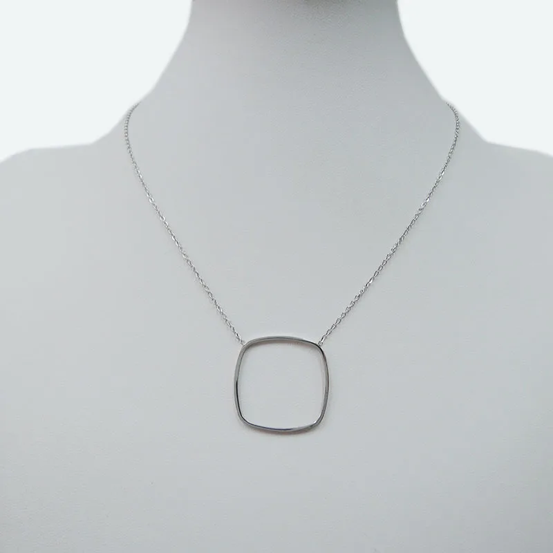 Высококачественное модное ожерелье из нержавеющей стали антиаллергенное