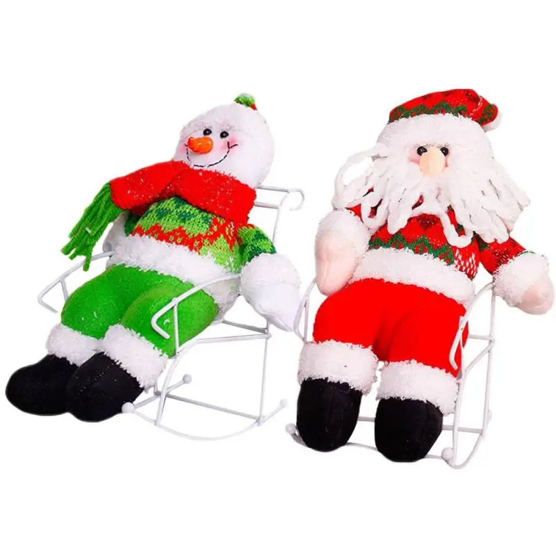 Новогодние товары кресло-качалка Санта Клаус куклы украшения для дома Xmas