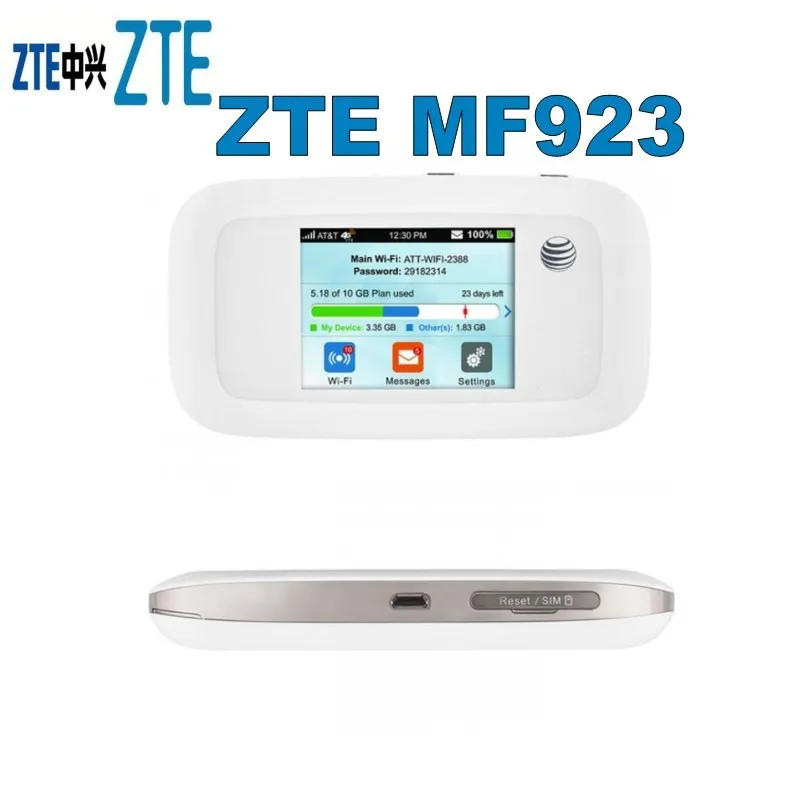 Лот из 5 шт ZTE MF923 (AT&T Velocity) 4G LTE Мобильная точка доступа разблокирована|3G/4G роутеры| |
