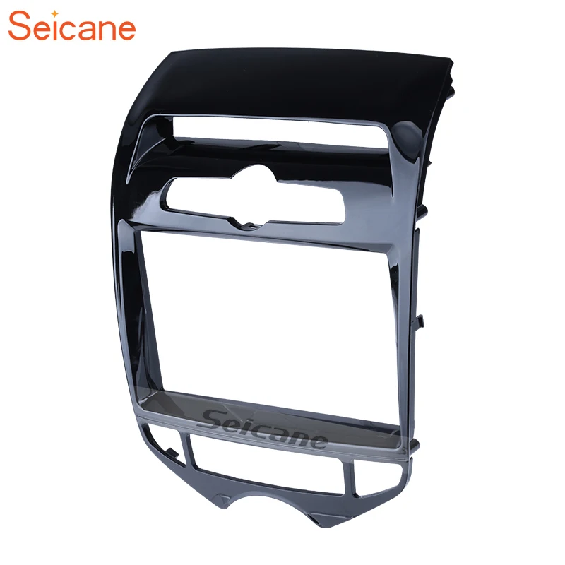 

Seicane Double Din Car Radio Fascia Frame Refitting Dashboard Install Panel Cover Trim Kit For 2012 Hyundai IX20