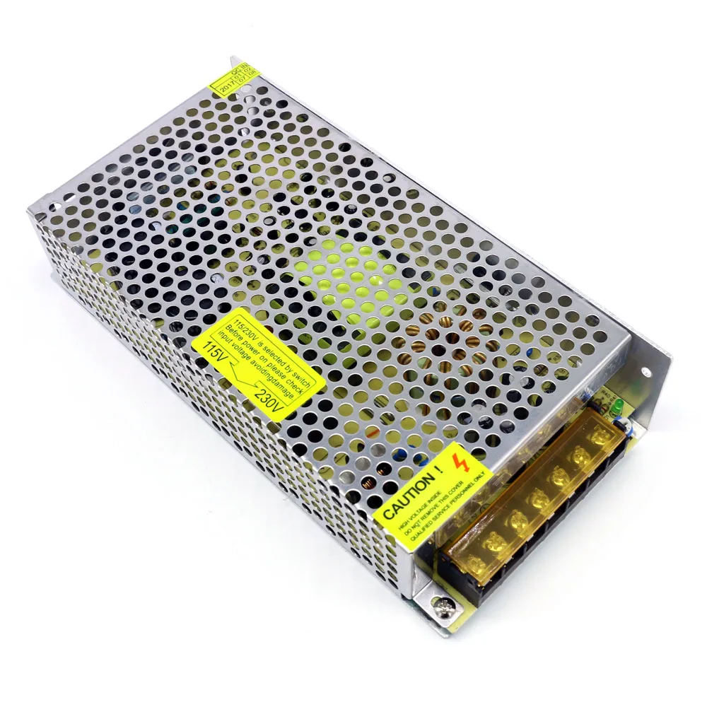 Металлический корпус одиночный Ac к Dc 12V 12.5A 150W Драйвер импульсного источника питания освещения