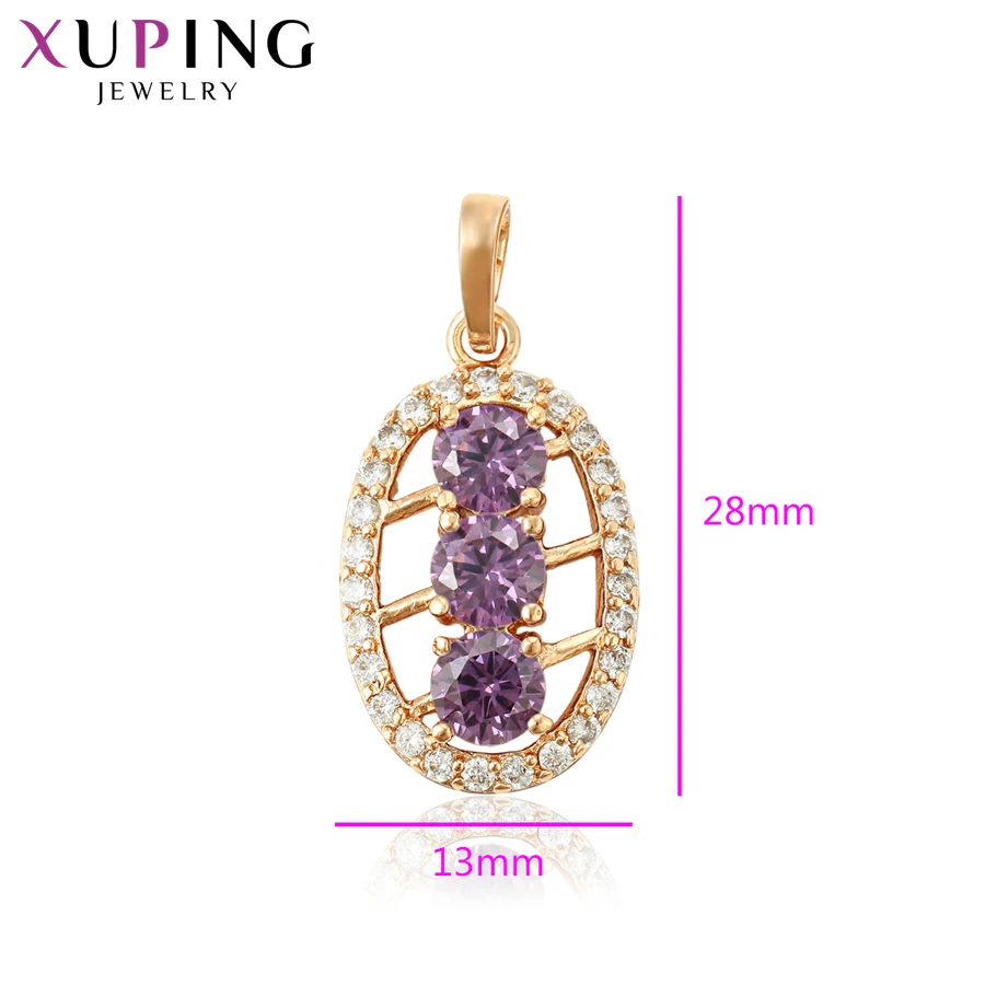 Xuping модное ожерелье с кулоном позолоченное для женщин популярный дизайн горячая