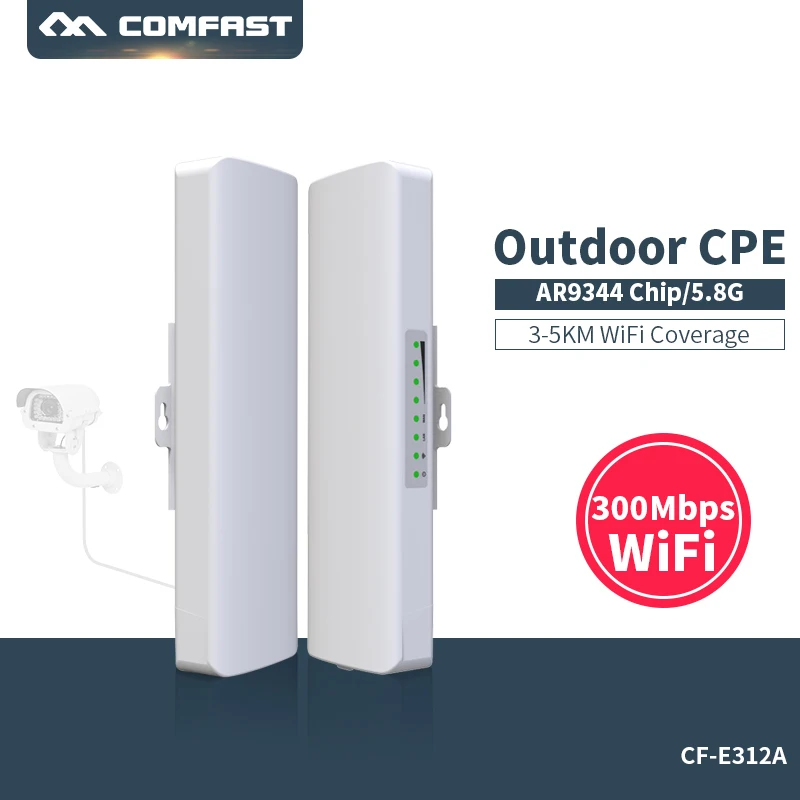 Comfast 3 5 км CF E312AV2 беспроводной мост Точки доступа длинный диапазон CPE 8G wifi