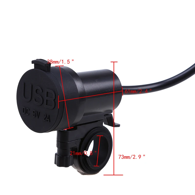 Зарядное устройство с двумя USB-портами для прикуривателя и мотоцикла | Автомобили