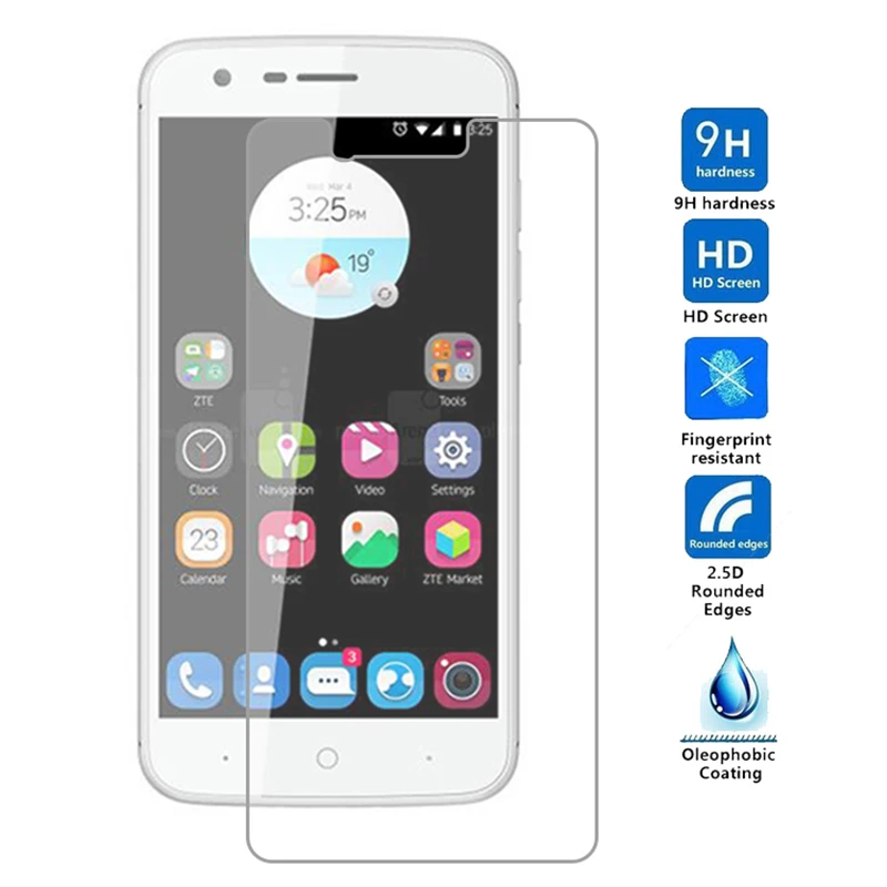 Закаленное стекло 9H 2.5D премиум-класса для ZTE Blade V8 Lite защитная пленка экрана V7