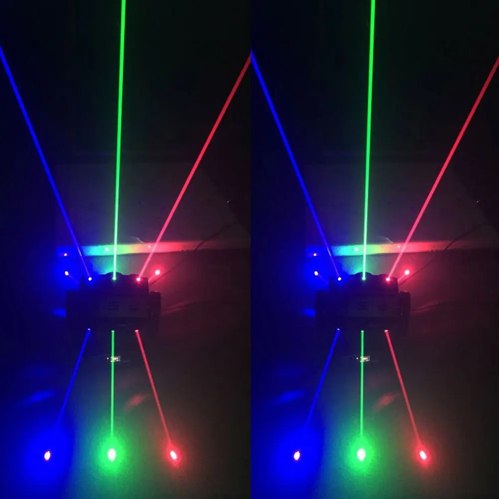 9x0 5 Вт RGB светодиодный лазерный светильник DMX512 паук подвижный головной DJ/бар