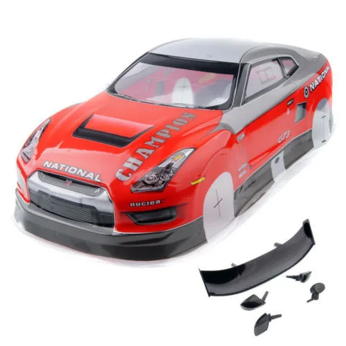 RC AUSTAR AX29 красный Пластик тела оболочки & крыло для 1/10th на автомобильном и дрейф