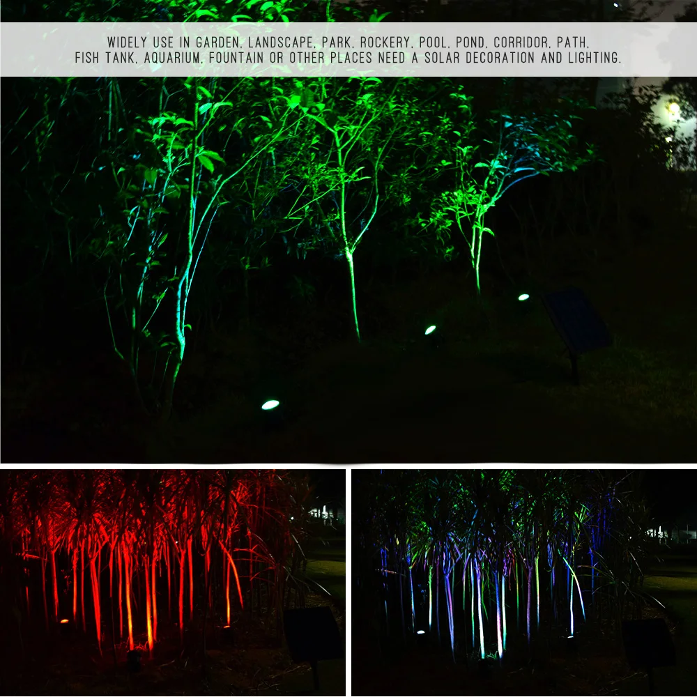 Lemonbest Подводная Водонепроницаемая светодиодная лента RGB Точечный светильник на