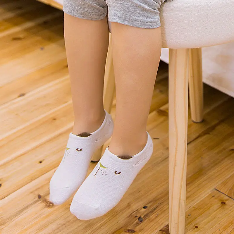 Новинка 5 пар/Лот носки башмачки для малышей и детей ясельного возраста милые