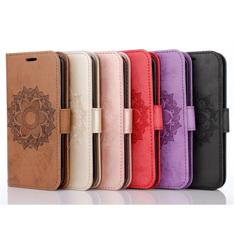 Coque Роскошный Ретро флип чехол для Huawei P8 Lite 2017 искусственная кожа + силиконовый