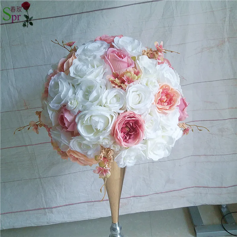 

3/4 BALL SPR NEW wedding table centerpiece flower ball road lead artificial flore arrangement wedding backdrop flower decoration