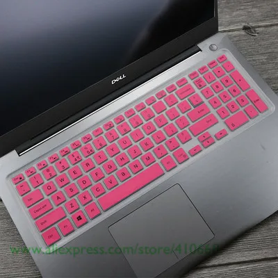 15,6 17,3 дюймов Обложка клавиатуры для ноутбука для Dell Inspiron 15 5000 серии 5570 7559 3552 5555 7567 7577 5570 5770 5755 5759 - Цвет: Pink